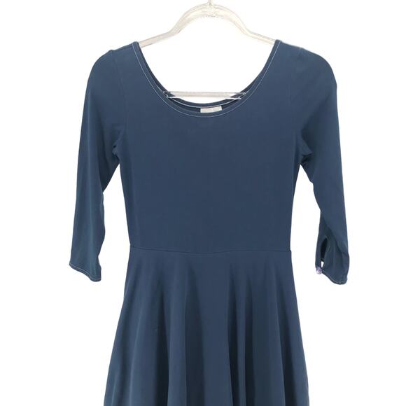 Matilda Jane Paint by Numbers Fairest Navy Knit Dress Womens XS - Picture 5 of 9